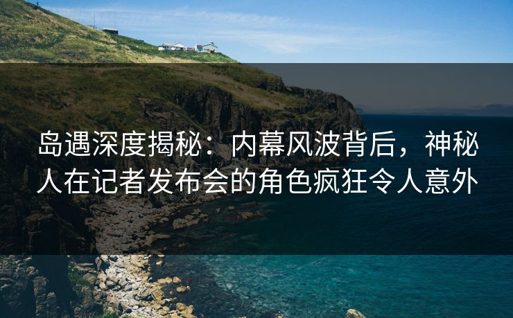 岛遇深度揭秘：内幕风波背后，神秘人在记者发布会的角色疯狂令人意外